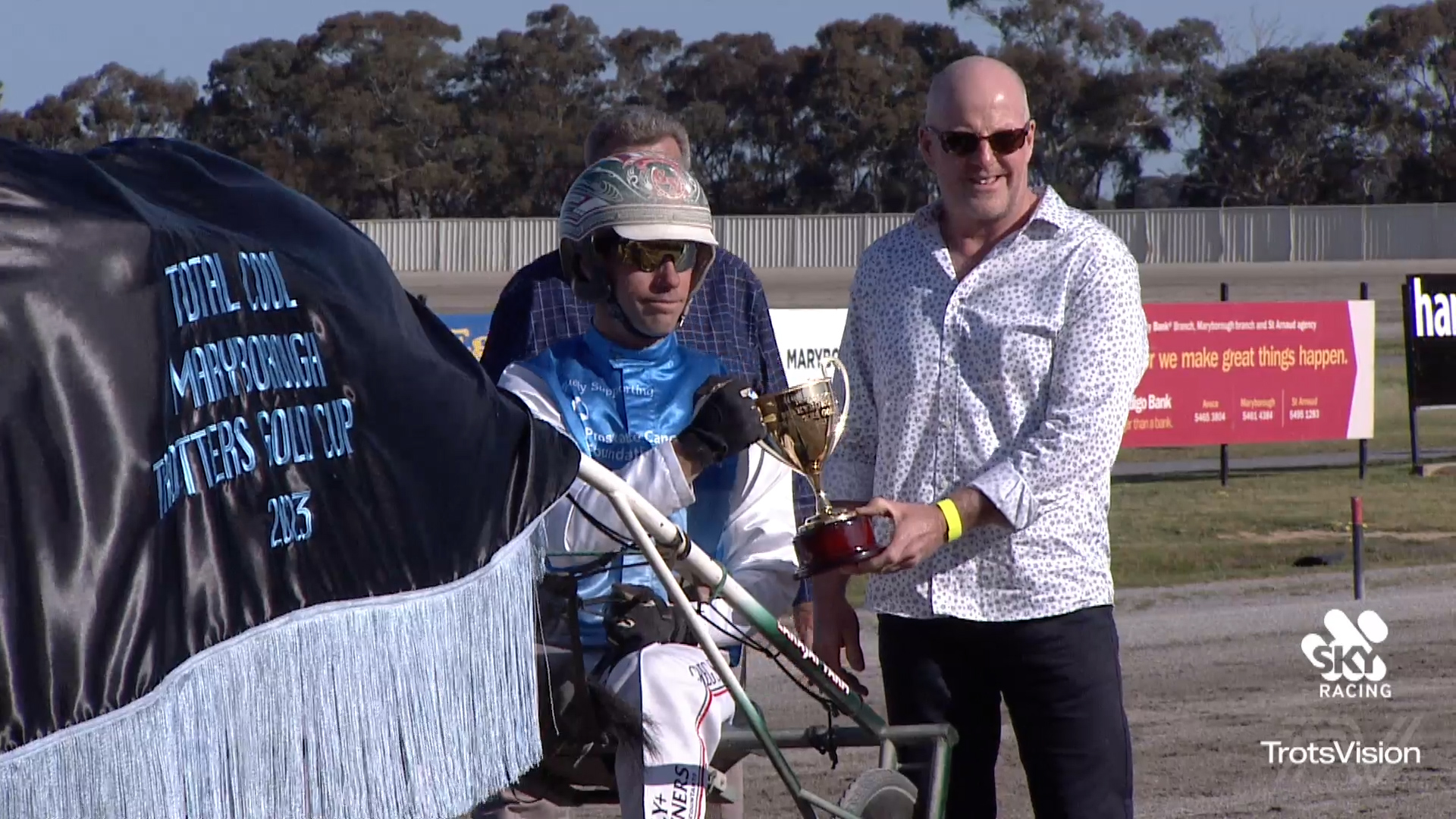 Rock on! Mick's jet surges to Gold Cup glory at Maryborough Harness